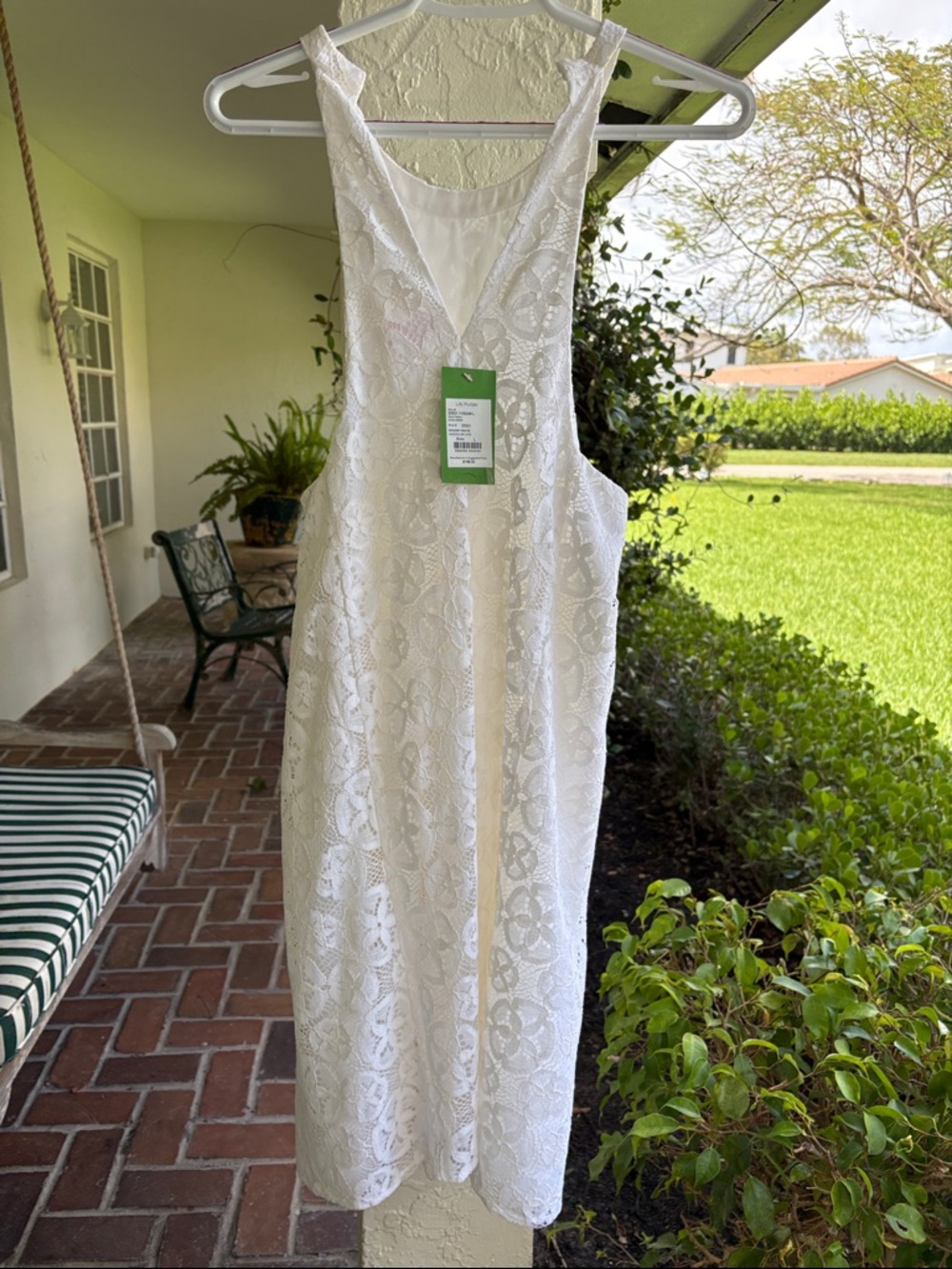 Lilly Pulitzer White Lace Mini Dress - Picture 3 of 8